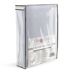 Тюль искусственный шелк белый 300х260 см Amore Mio (94633) - фото 4