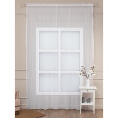 Тюль сетчатая ткань белый 250х260 см Amore Mio (18760) - фото 1