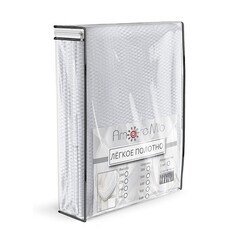 Тюль сетчатая ткань белый 300х270 см Amore Mio (33519) - фото 6