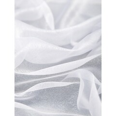 Тюль искусственный лен белый 300х280 см Amore Mio (99101) - фото 4