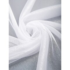 Тюль искусственный лен белый 300х280 см Amore Mio (99101) - фото 3