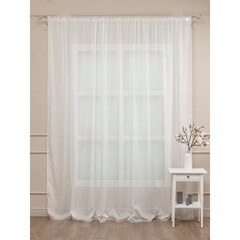 Тюль канвас белый 300х280 см Amore Mio (99136) - фото 1