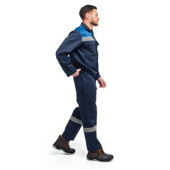 Костюм рабочий Спрут Стандарт 56-58 рост 182-188 см синий - фото 4