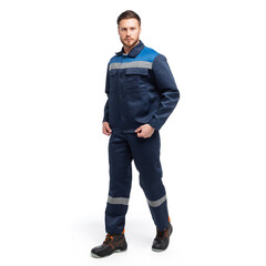 Изображение товара Костюм рабочий Спрут Стандарт 52-54 рост 182-188 см синий