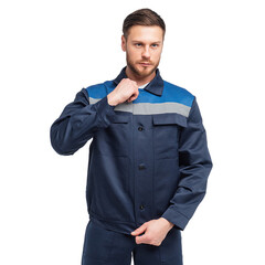 Костюм рабочий Спрут Стандарт 52-54 рост 182-188 см синий - фото 2