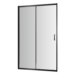 Изображение товара Душевая дверь RGW PA-114-B стекло прозрачное 120х195 см профиль черный 6 мм раздвижная (030811412-14)