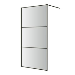 Изображение товара Душевая перегородка RGW WA-09B черная 120х200 см стекло прозрачное 8 мм (06100912-14)