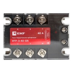 Реле твердотельное EKF PROxima RTP трехфазное 480 В 40 А тип AC (rtp-3-40-da) - фото 4