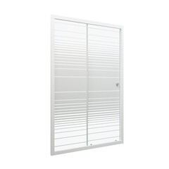 Душевая дверь Triton Слайд стекло с узором 120х185 см профиль белый 4 мм раздвижная (Щ0000064613) - фото 1