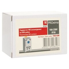 Термостат на DIN-рейку NO EKF PROxima 43х33х60 мм 230 В IP20 10 А (TNO10M) - фото 2