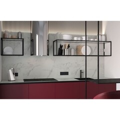 Панель стеновая МДФ для кухни 2400х600х4 мм мрамор бернини - фото 6