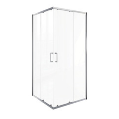 Изображение товара Душевой уголок Good Door Lite CR-90-C-CH хром 90х90х190 см квадрат стекло прозрачное 5 мм (ЛТ00005)