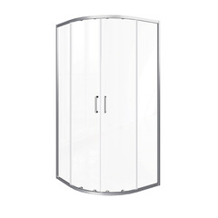 Изображение товара Душевой уголок Good Door Lite R-100-C-CH хром 100х100х190 см четверть круга стекло прозрачное 5 мм (ЛТ00003)