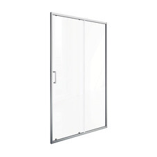 Душевая дверь раздвижная стекло прозрачное Good Door Lite WTW-110-C-CH 110х190 см профиль хром (ЛТ00007)