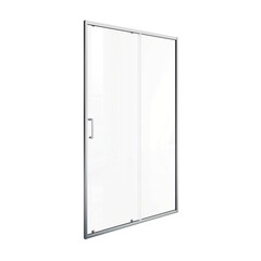 Изображение товара Душевая дверь Good Door Lite WTW-110-C-CH стекло прозрачное 110х190 см профиль хром 5 мм раздвижная (ЛТ00007)