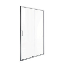 Душевая дверь раздвижная стекло прозрачное Good Door Lite WTW-140-C-CH 140х190 см профиль хром (ЛТ00010)