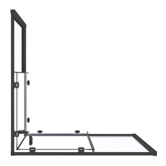 Душевой уголок Good Door Lite CR-100-C черный 100х100х190 см квадрат стекло прозрачное 5 мм (ЛТ00023) - фото 7
