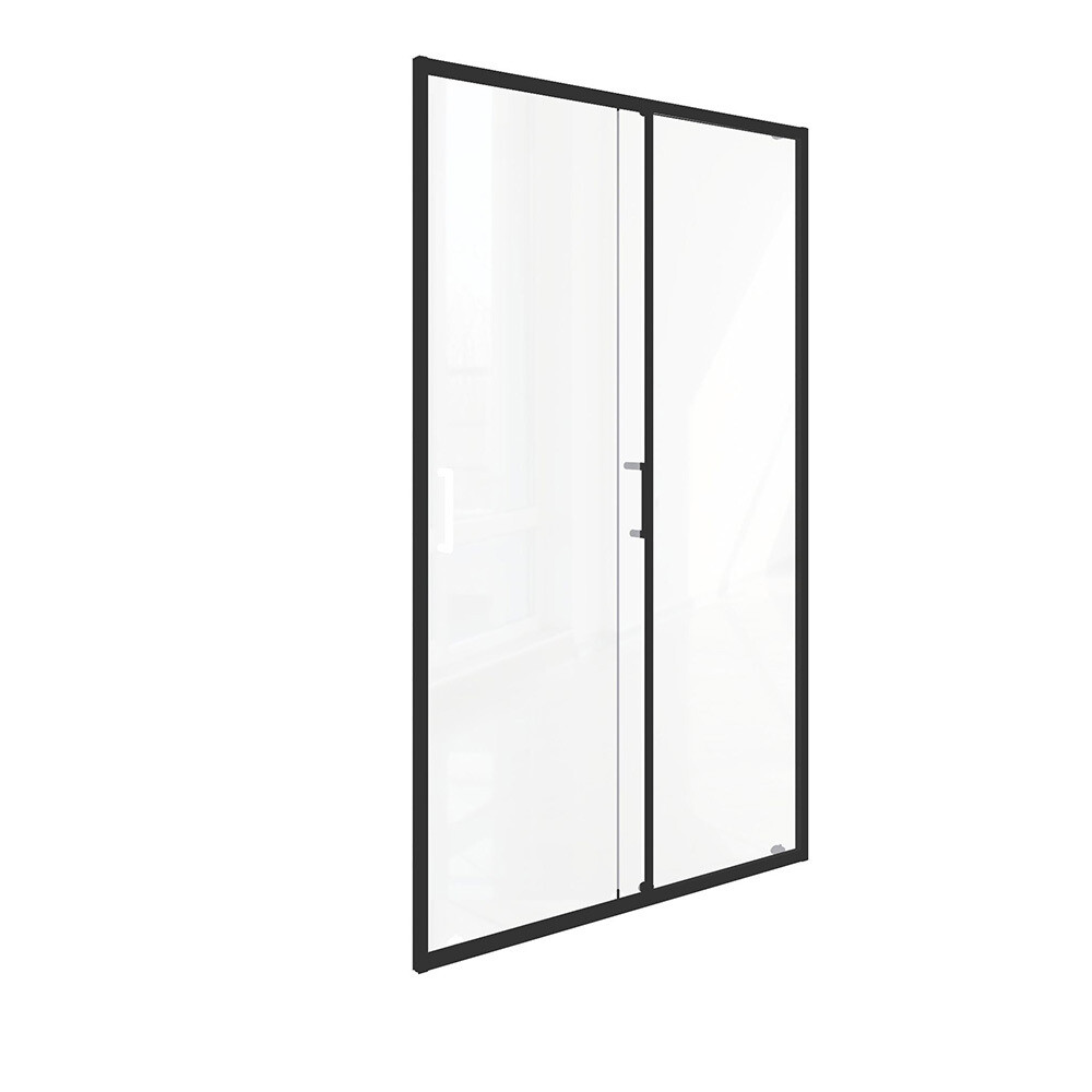 

Душевая дверь Good Door Lite WTW-110-C-B стекло прозрачное  см профиль черный 5 мм раздвижная (ЛТ00022