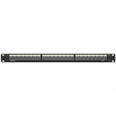 Изображение товара Патч-панель экранированная DKC 1U 19 дюйм RJ45 CAT5е 24 модуля (RN5PPF24)