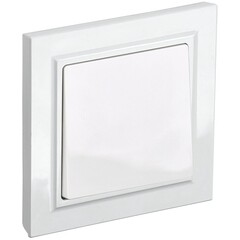 Выключатель IEK Brite ВСР10-1-0-БрБ одноклавишный встраиваемый белый (BR-V10-0-10-K01-F) - фото 4