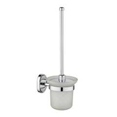 Изображение товара Ершик для унитаза РМС подвесной стекло/металл белый/хром (A7020)