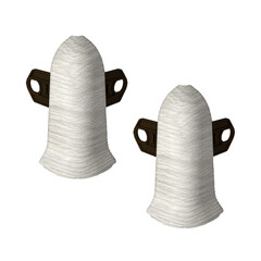 Изображение товара Угол наружный Идеал Классик 55 мм дуб айсберг S-профиль (2 шт.)