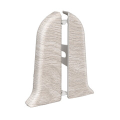 Изображение товара Заглушка торцевая Идеал Классик 55 мм ясень левая-правая S-профиль (2 шт.)