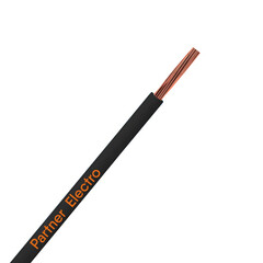 Провод Партнер Электро ПуГВнг(А)-LS 1х6 черный (100 м) - фото 1