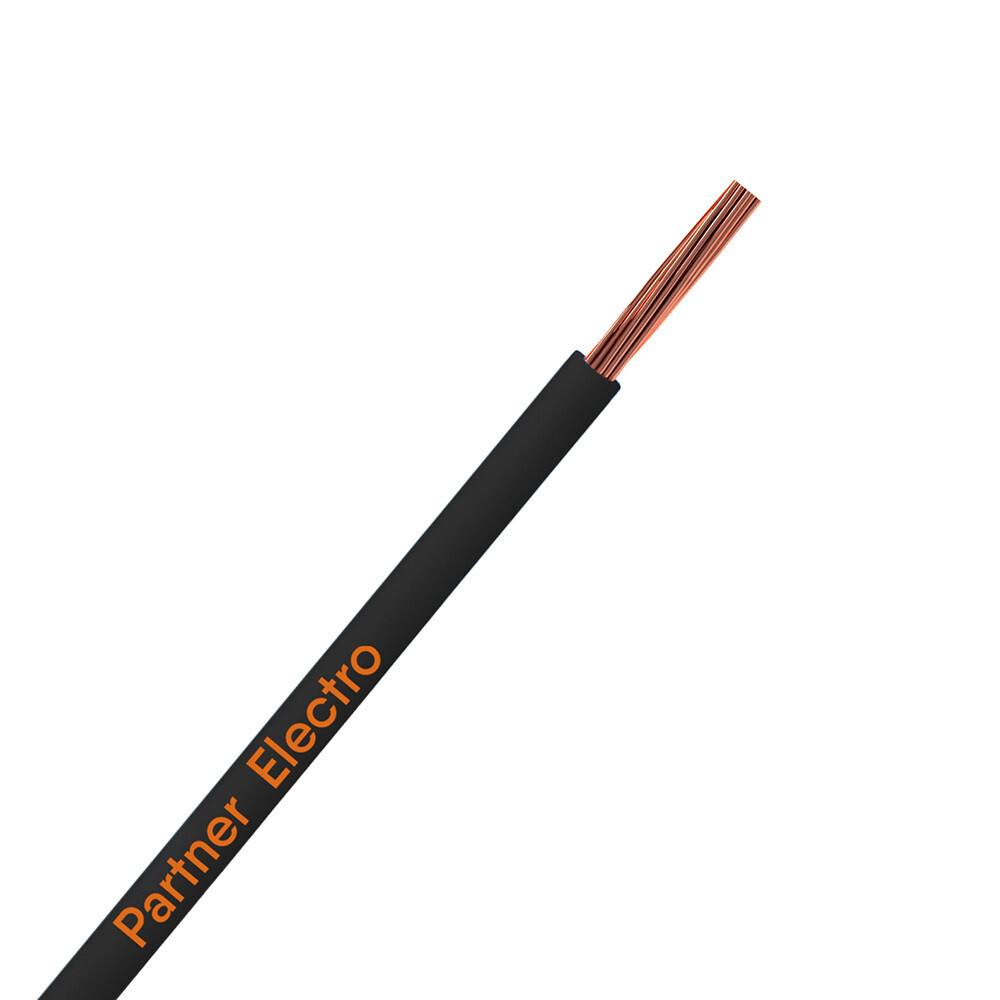Провод Партнер Электро ПуГВнг(А)-LS 1х10 черный