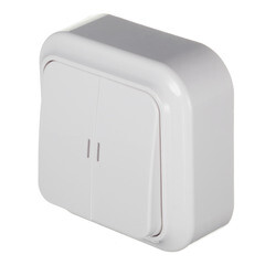 Выключатель Svet двухклавишный накладной белый с подсветкой (SV1001-0006) - фото 5