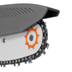 Пила цепная аккумуляторная Daewoo 21 В 8" шаг 1/4" паз 1,1 мм 48 звеньев Li-Ion 5Ач 1 АКБ и ЗУ (DACS 821Li SET) - фото 10