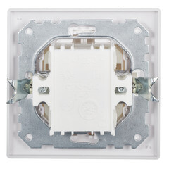 Выключатель Svet двухклавишный встраиваемый белый с подсветкой (SV1001-0010) - фото 5