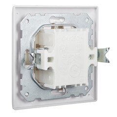 Выключатель Svet двухклавишный встраиваемый белый с подсветкой (SV1001-0010) - фото 4