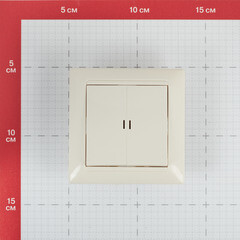 Выключатель Svet двухклавишный встраиваемый бежевый с подсветкой (SV1001-0011) - фото 6