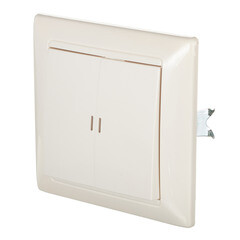 Выключатель Svet двухклавишный встраиваемый бежевый с подсветкой (SV1001-0011) - фото 3