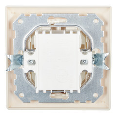 Выключатель Svet двухклавишный встраиваемый бежевый с подсветкой (SV1001-0011) - фото 5