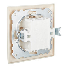 Выключатель Svet двухклавишный встраиваемый бежевый с подсветкой (SV1001-0011) - фото 4