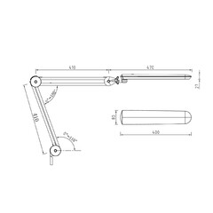 Лампа настольная светодиодная бестеневая 6000К 12 Вт 60 SMD Rexant Blue Stream (31-0407) - фото 3