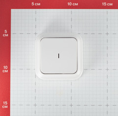 Выключатель Svet одноклавишный накладной белый с подсветкой (SV1001-0001) - фото 6