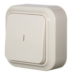 Выключатель Svet одноклавишный накладной бежевый с подсветкой (SV1001-0002) - фото 6