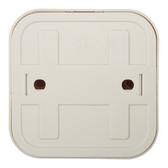 Выключатель Svet одноклавишный накладной бежевый с подсветкой (SV1001-0002) - фото 4