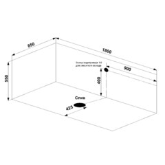 Ванна из литьевого мрамора Jacob Delafon 185х85 см со сливом клик-клак отдельностоящая без ножек (E6D364RU-00) - фото 4