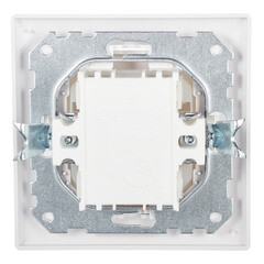 Выключатель Svet одноклавишный встраиваемый белый с подсветкой (SV1001-0008) - фото 3