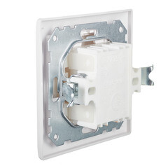 Выключатель Svet одноклавишный встраиваемый белый с подсветкой (SV1001-0008) - фото 4