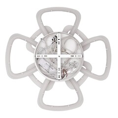 Люстра светодиодная потолочная IN HOME Elegant Sansa-W 120 Вт 3000-6500К 28 кв.м (4690612035383) - фото 11