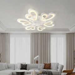 Люстра светодиодная потолочная IN HOME Elegant Iris 120 Вт 3000-6500К 28 кв.м (4690612051482) - фото 3