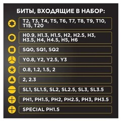 Набор отверток для точных работ Kranz (KR-12-4777) (73 шт.) - фото 8