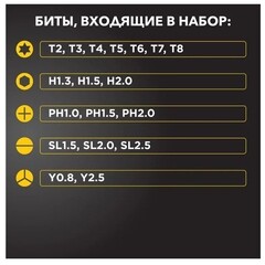 Набор отверток для точных работ Kranz (KR-12-4776) (37 шт.) - фото 9