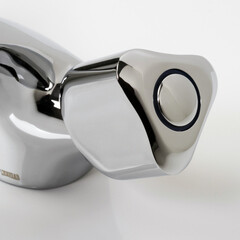 Смеситель для раковины WasserKraft Amper 2903 двухвентильный хром (2903) - фото 4