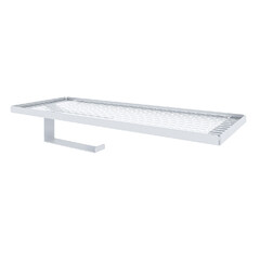 Держатель для туалетной бумаги Unit с полкой металл белый (74104564) - фото 1